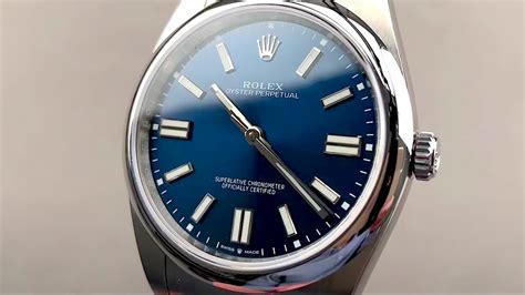 rolex 124300 review|rolex blue oyster perpetual.